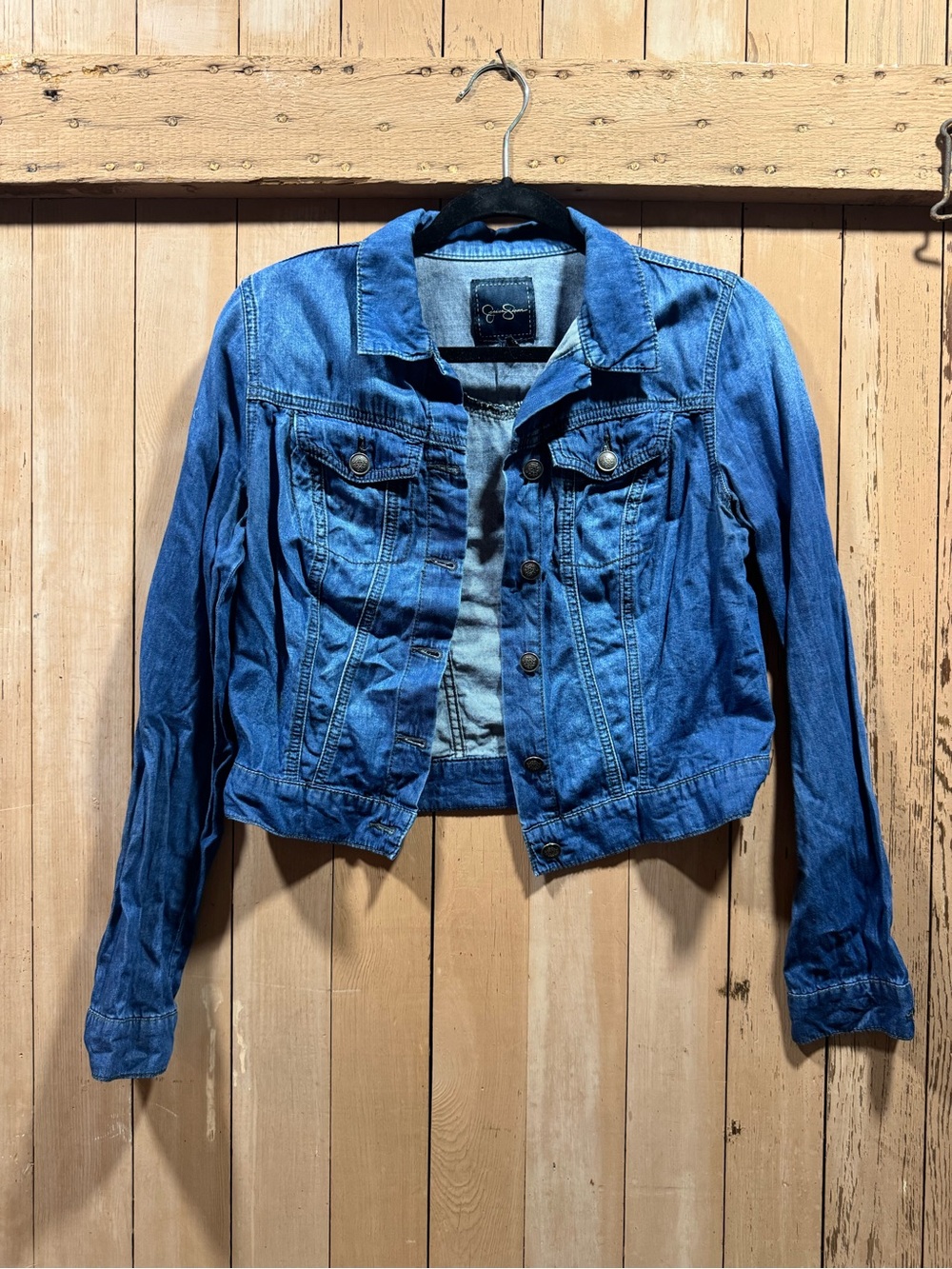 Jessica Simpson Blue Denim Jean Jacket